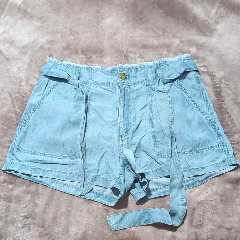 a.n.a Light Blue Denim Shorts